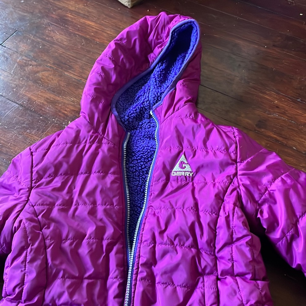 Size  10/12 purple Gerry winter coat ~ Fantastic condition